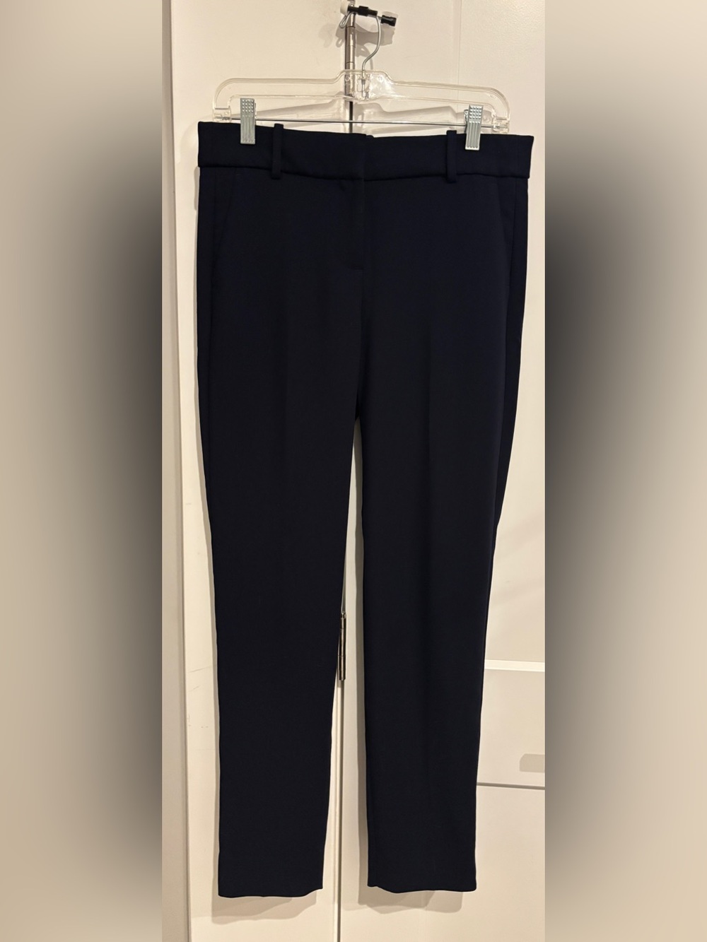 J. Crew Navy Cameron Straight-Leg Pants. Size 6Tall